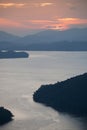 Sunset over Tropicana mountains and ocean