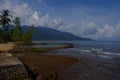 Beach and ocean view of pulau Tioman Royalty Free Stock Photo