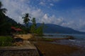 Beach and ocean view of pulau Tioman Royalty Free Stock Photo