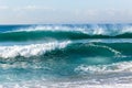 Beach Ocean Waves Shoreline Royalty Free Stock Photo