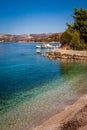 Beach Orphee in Plat, Croatia Royalty Free Stock Photo