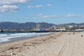 Beach of the Pacific Ocean in Los Angeles