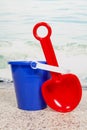 Beach Pail and Shovel Royalty Free Stock Photo
