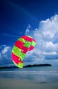 Beach parachute Royalty Free Stock Photo