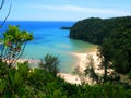 Beach Paradise in Borneo Royalty Free Stock Photo