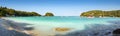 Paradise Beach Panorama Royalty Free Stock Photo