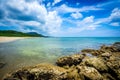 Beach paradise at tropical island of Okinawa