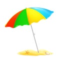 Beach parasol Royalty Free Stock Photo