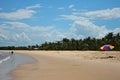 Beach with parasol