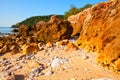 Beach in the Parque Natural da Arrabida, Royalty Free Stock Photo