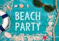 Beach party Royalty Free Stock Photo