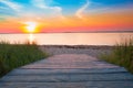 Beach Path Sunset