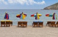 Beach at Patmos island in Greece