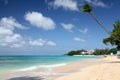 The beach at Payne's bay, Barbados Royalty Free Stock Photo