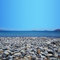 Beach with pebble. Sitia Crete