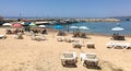 Beach in Pegeia Royalty Free Stock Photo