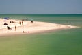 Beach peninsula on sanibel Island