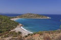 Beach and penisula, Chios island Greece Royalty Free Stock Photo