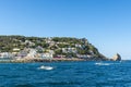 Beach and pier in Estartit, Spain Royalty Free Stock Photo