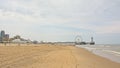 Beach and jetty of Scheveningen Royalty Free Stock Photo