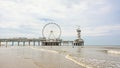 Beach and jetty of Scheveningen Royalty Free Stock Photo