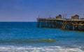 Beach and pier in San Clemente, famous tourist destination in California, USA