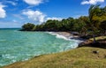 Beach Plage Manbia, Basse-Terre, Guadeloupe, Caribbean