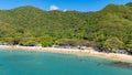 Beach Playa Cristal Tayrona National Park Santa Marta Colombia Aerial View Landscape