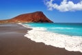 Beach Playa de la Tejita in Tenerife Royalty Free Stock Photo