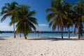 On the beach Playa Giron, Cuba. Royalty Free Stock Photo