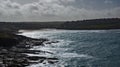 The beach at Polzeath in North Cornwall England