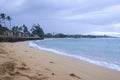 Beach at Pono Kai in Kapaa on Hawaiian Island of Kauai Royalty Free Stock Photo