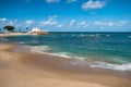 Beach of Porto da Barra in Salvador Bahia Brazil Royalty Free Stock Photo