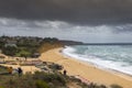 Beach of Porto de Mos Royalty Free Stock Photo