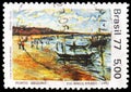 Beach, Porto Seguro, Centenary of U.P.U Membership serie, circa 1977