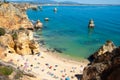 Beach in portugal Royalty Free Stock Photo