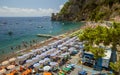 Beach in Positano, Italy Royalty Free Stock Photo