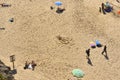 Beach Praia da Rocha in Portimao. Algarve