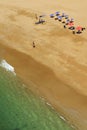 Beach Praia da Rocha in Portimao. Algarve