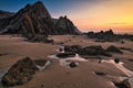 Beach Praia do Amado at costa Vicentina, Portugal Royalty Free Stock Photo