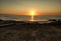 Beach Praia do Amado at costa Vicentina on sunset, Portugal