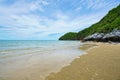 Beach in Pran Buri, Thailand Royalty Free Stock Photo