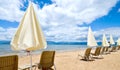 Beach on a Prespa Lake, Macedonia Royalty Free Stock Photo