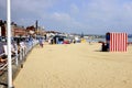 Beach and promenade, Weymouth, Dorset, UK. Royalty Free Stock Photo