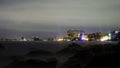 Beach puerto vallarta in night