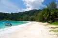 Beach at pulau perhentian Malaysia Royalty Free Stock Photo