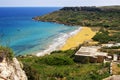 Beach at Ramla Bay, Gozo, Malta