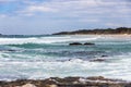 Beach with reefs