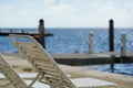 Beach relaxing area at Florida Keys