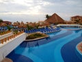 A beach resort in Cancun